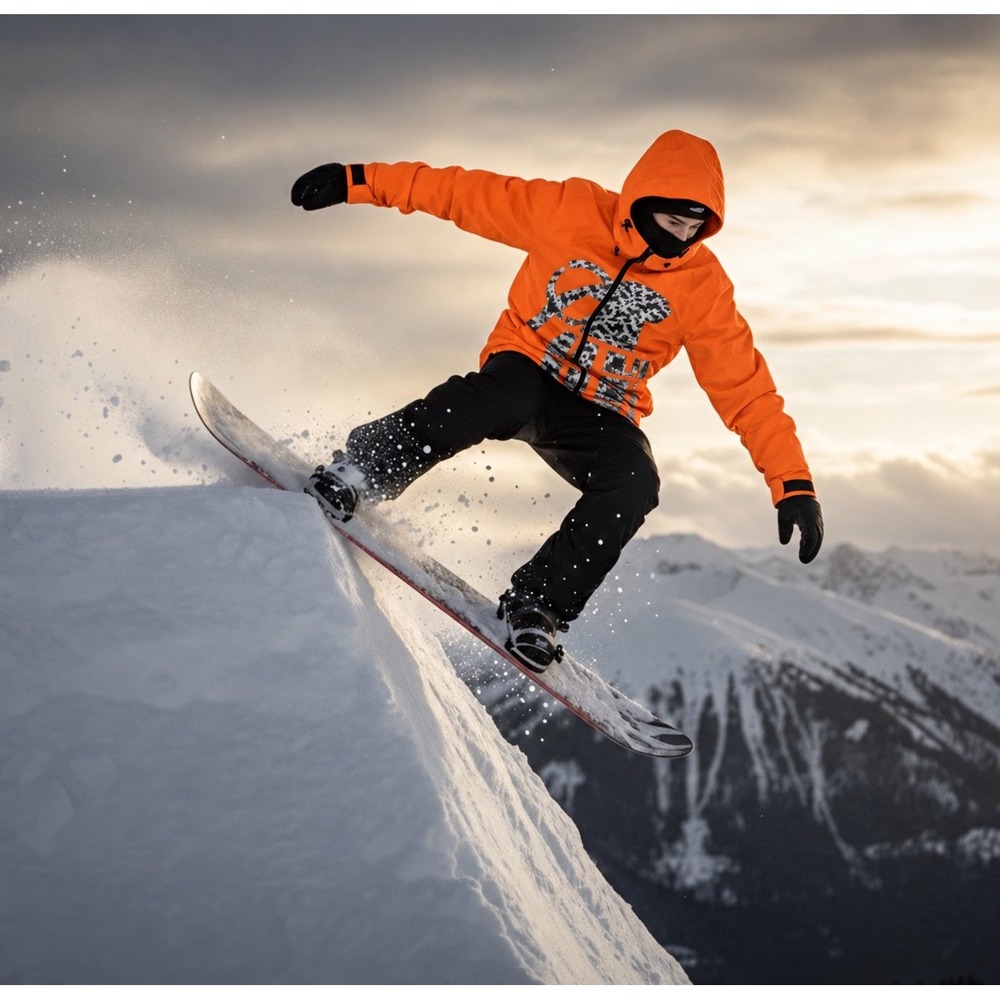 Grenade Fatigue Project Snowboard Jacket Orange Camo Men's Size S 10K